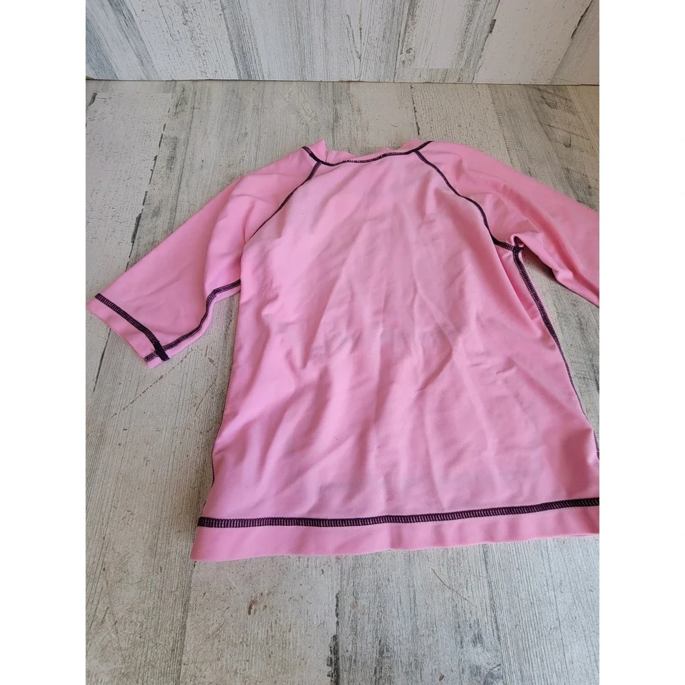 Hannah Anderson toddler small/ medium? pink shirts on black rash guard long
